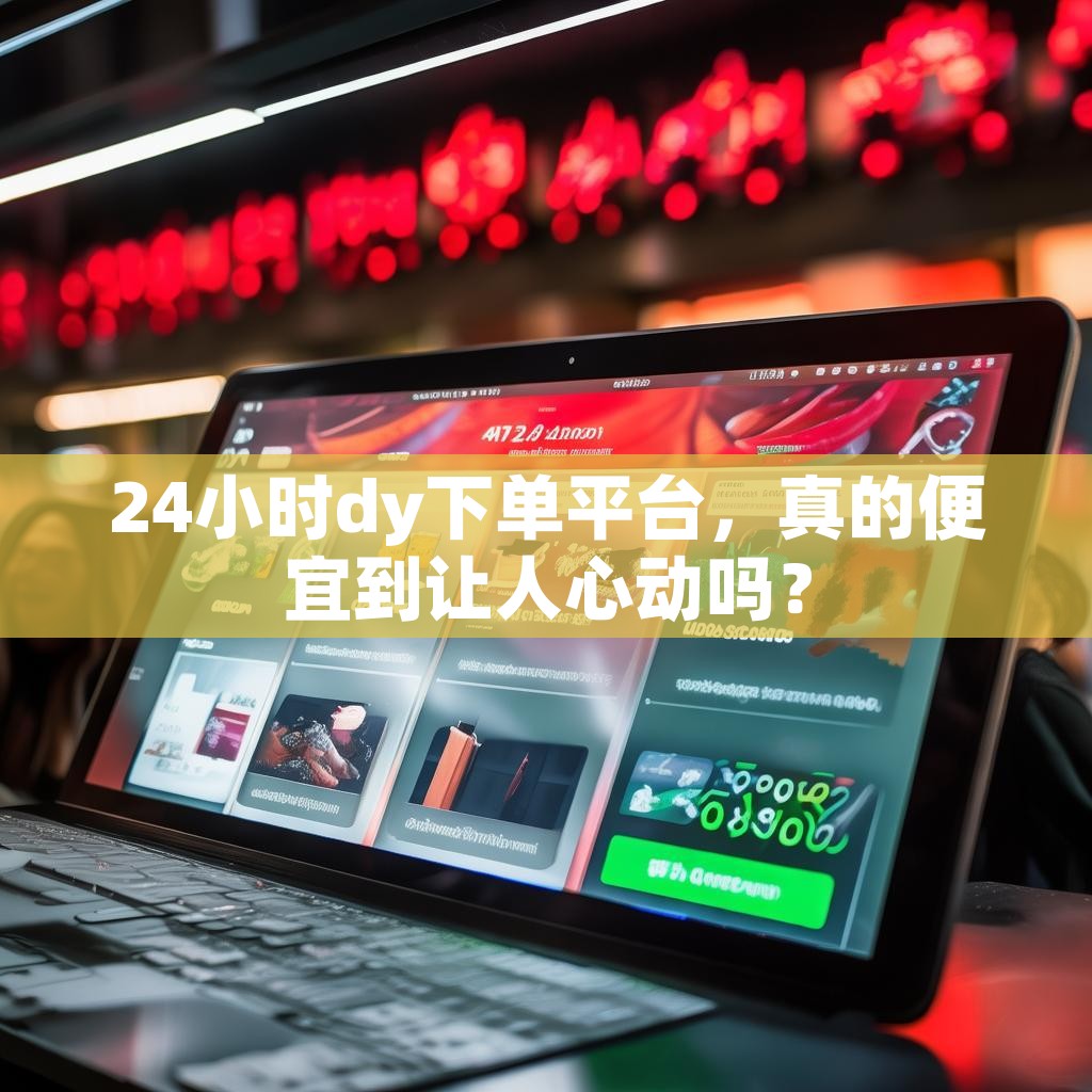 详细阅读:24小时dy下单平台,真的便宜到让人心动吗? 24小时dy下单平台,真的便宜到让人心动吗?