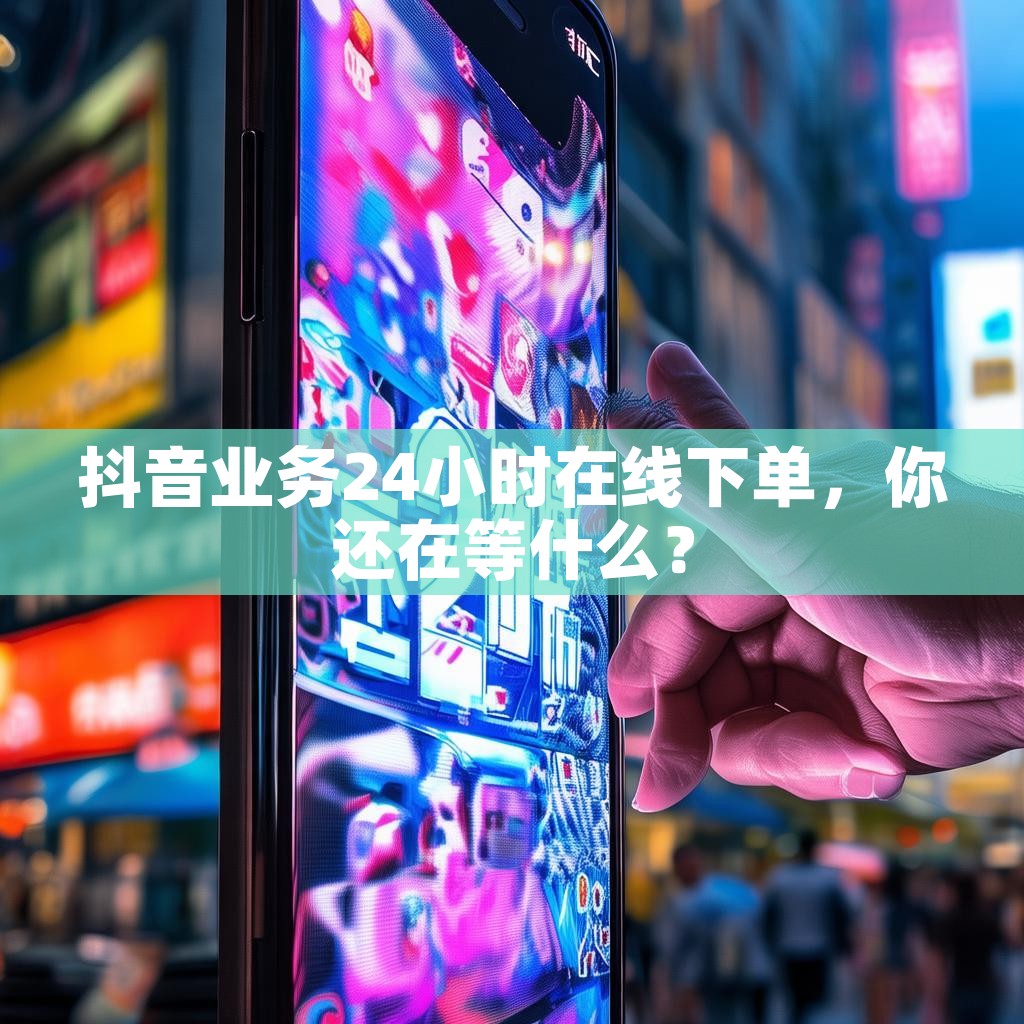 抖音业务24小时在线下单，你还在等什么？