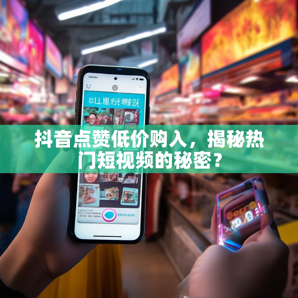 抖音点赞低价购入，揭秘热门短视频的秘密？