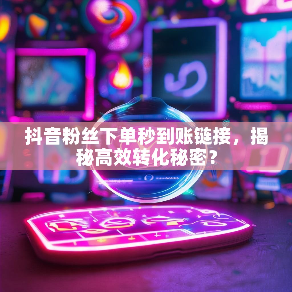 抖音粉丝下单秒到账链接，揭秘高效转化秘密？