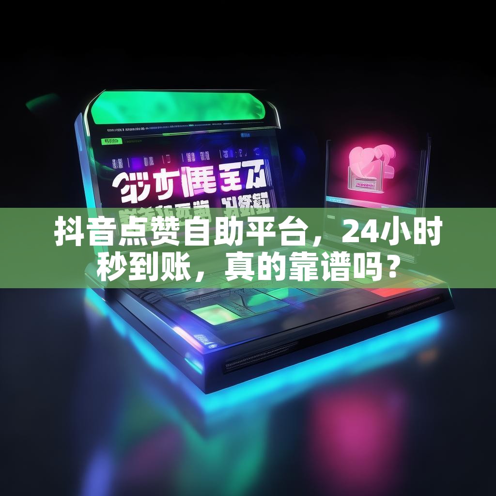 抖音点赞自助平台，24小时秒到账，真的靠谱吗？