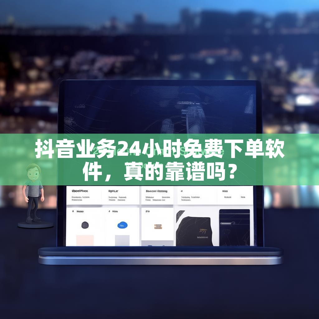 抖音业务24小时免费下单软件，真的靠谱吗？