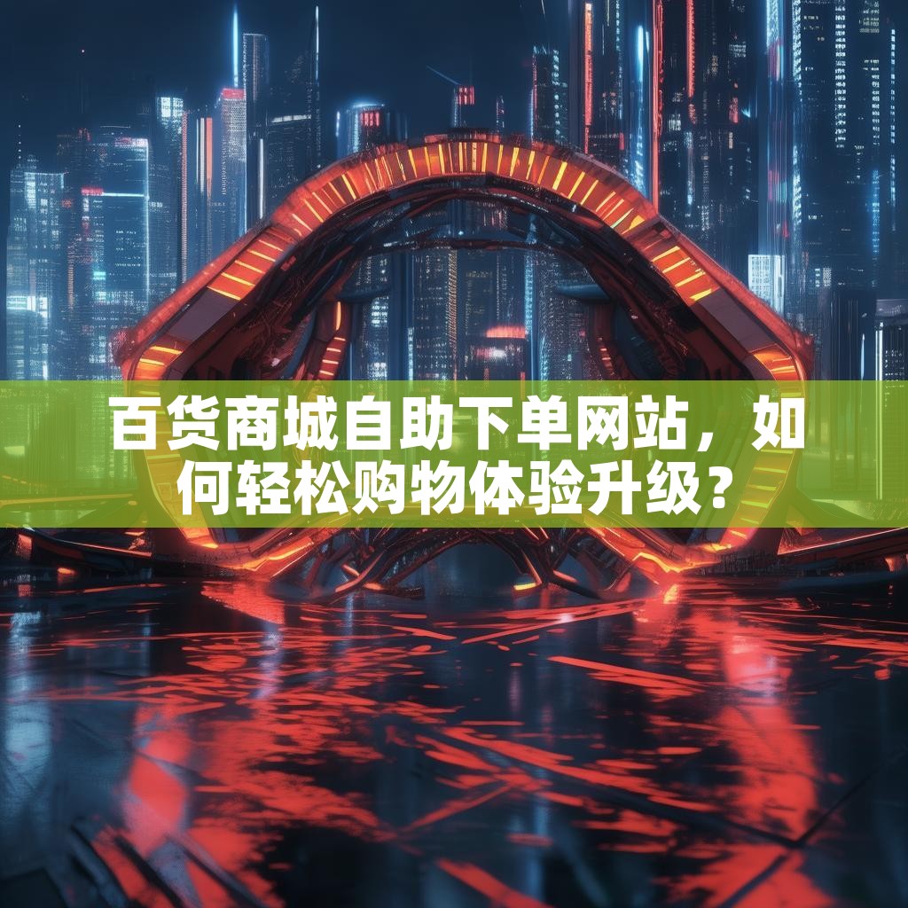 百货商城自助下单网站，如何轻松购物体验升级？
