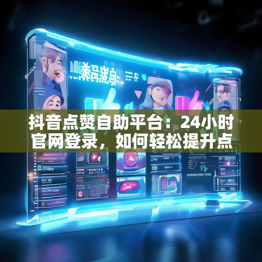 抖音点赞自助平台：24小时官网登录，如何轻松提升点赞量？