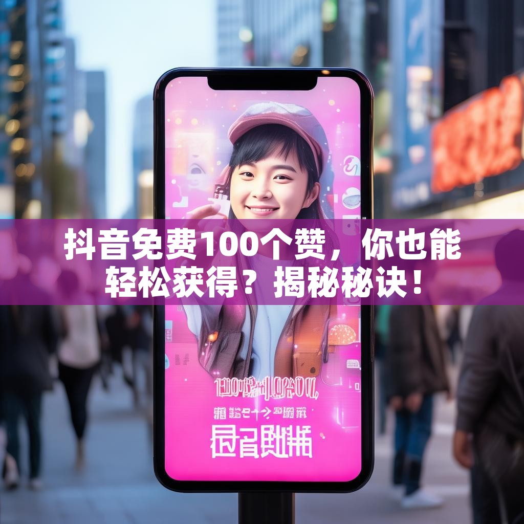 抖音免费100个赞，你也能轻松获得？揭秘秘诀！