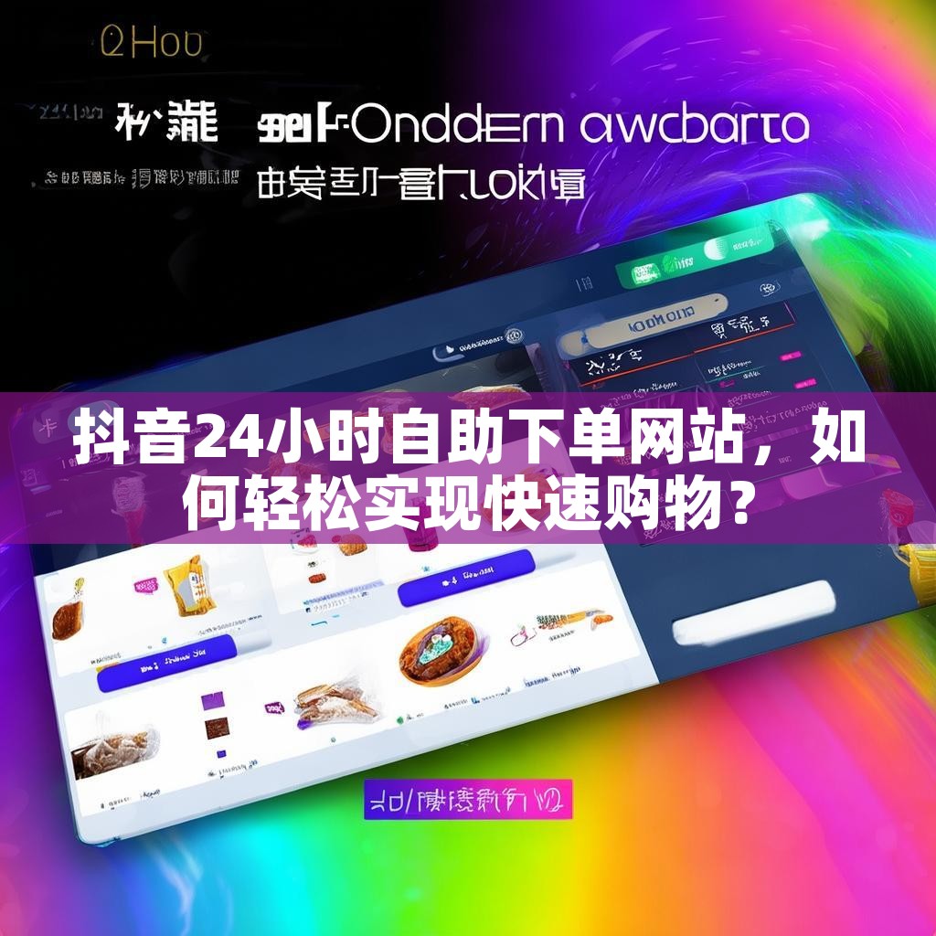 抖音24小时自助下单网站，如何轻松实现快速购物？