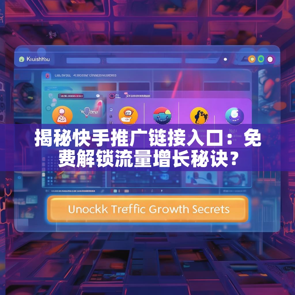 揭秘快手推广链接入口：免费解锁流量增长秘诀？