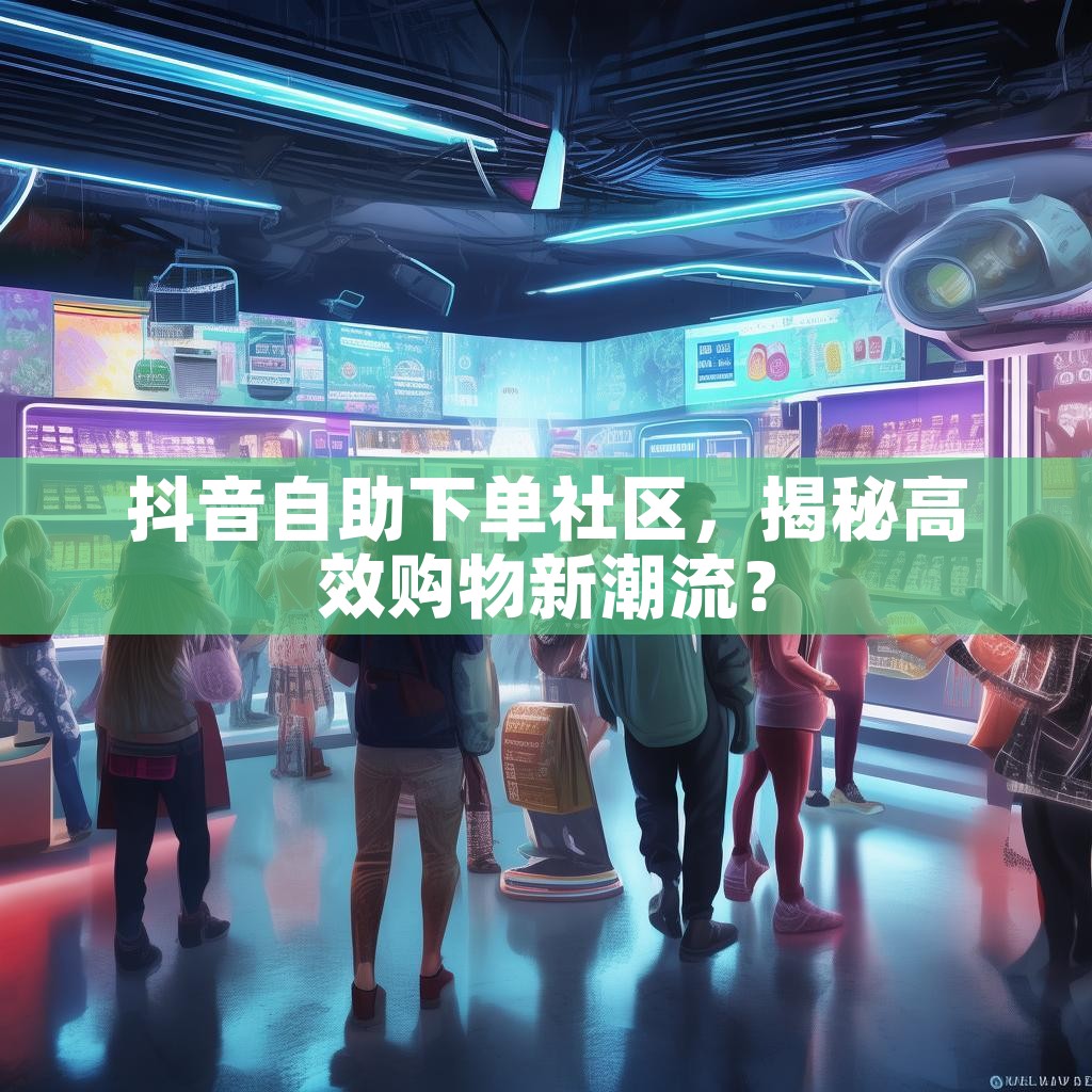 抖音自助下单社区，揭秘高效购物新潮流？