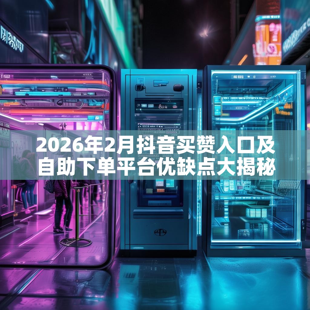 2026年2月抖音买赞入口及自助下单平台优缺点大揭秘