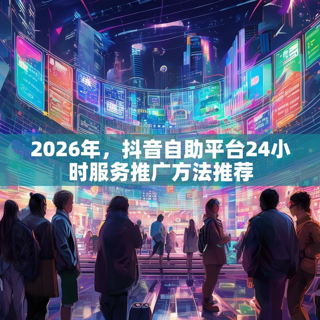 2026年，抖音自助平台24小时服务推广方法推荐
