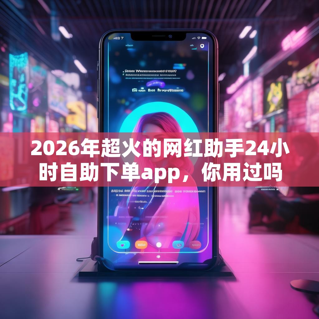 2026年超火的网红助手24小时自助下单app，你用过吗？