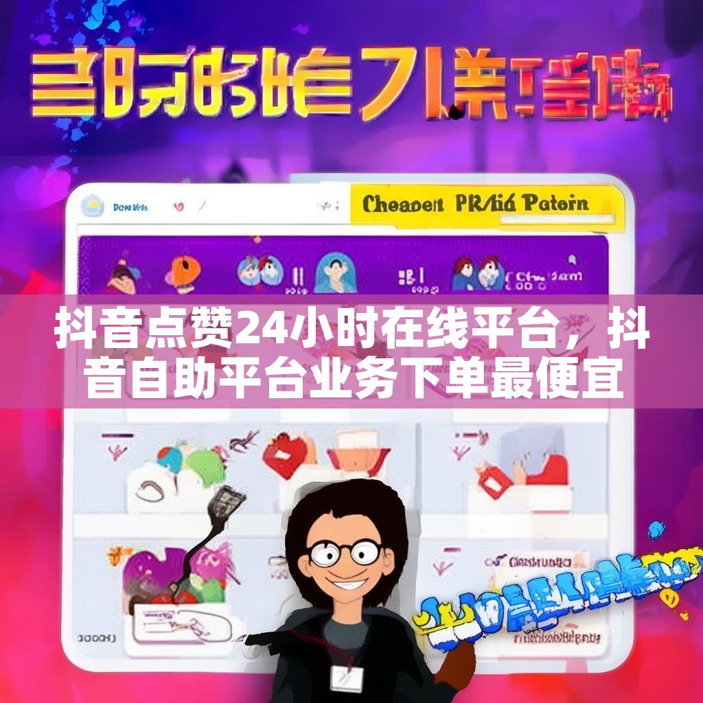 抖音点赞24小时在线平台，抖音自助平台业务下单最便宜？真的吗？