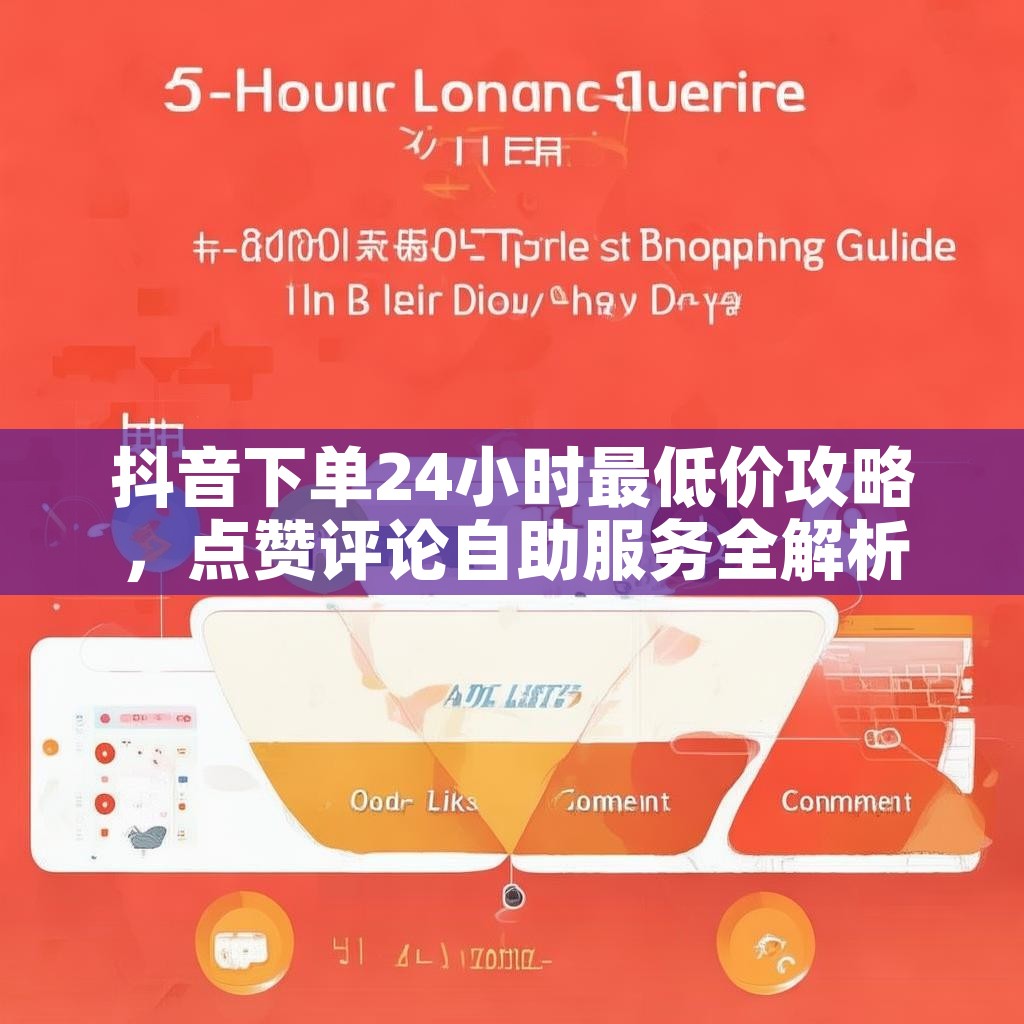 抖音下单24小时最低价攻略，点赞评论自助服务全解析？