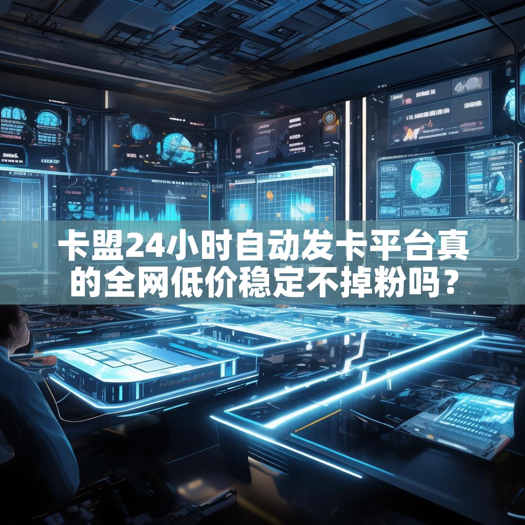 卡盟24小时自动发卡平台真的全网低价稳定不掉粉吗？