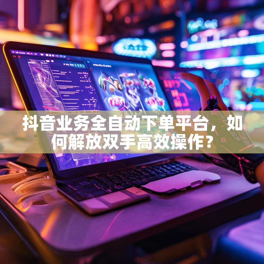 抖音业务全自动下单平台，如何解放双手高效操作？