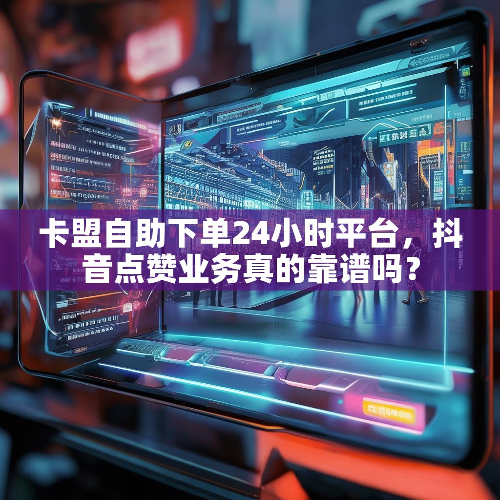 卡盟自助下单24小时平台，抖音点赞业务真的靠谱吗？