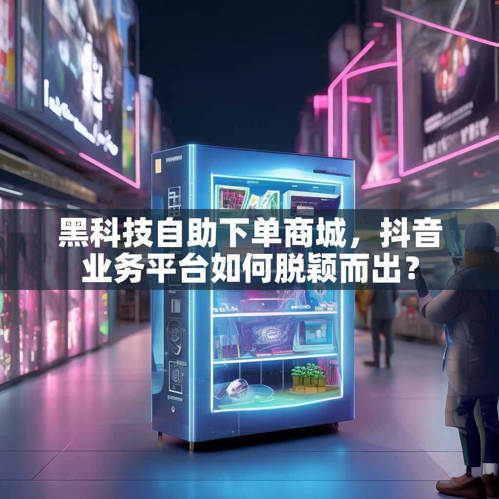黑科技自助下单商城，抖音业务平台如何脱颖而出？