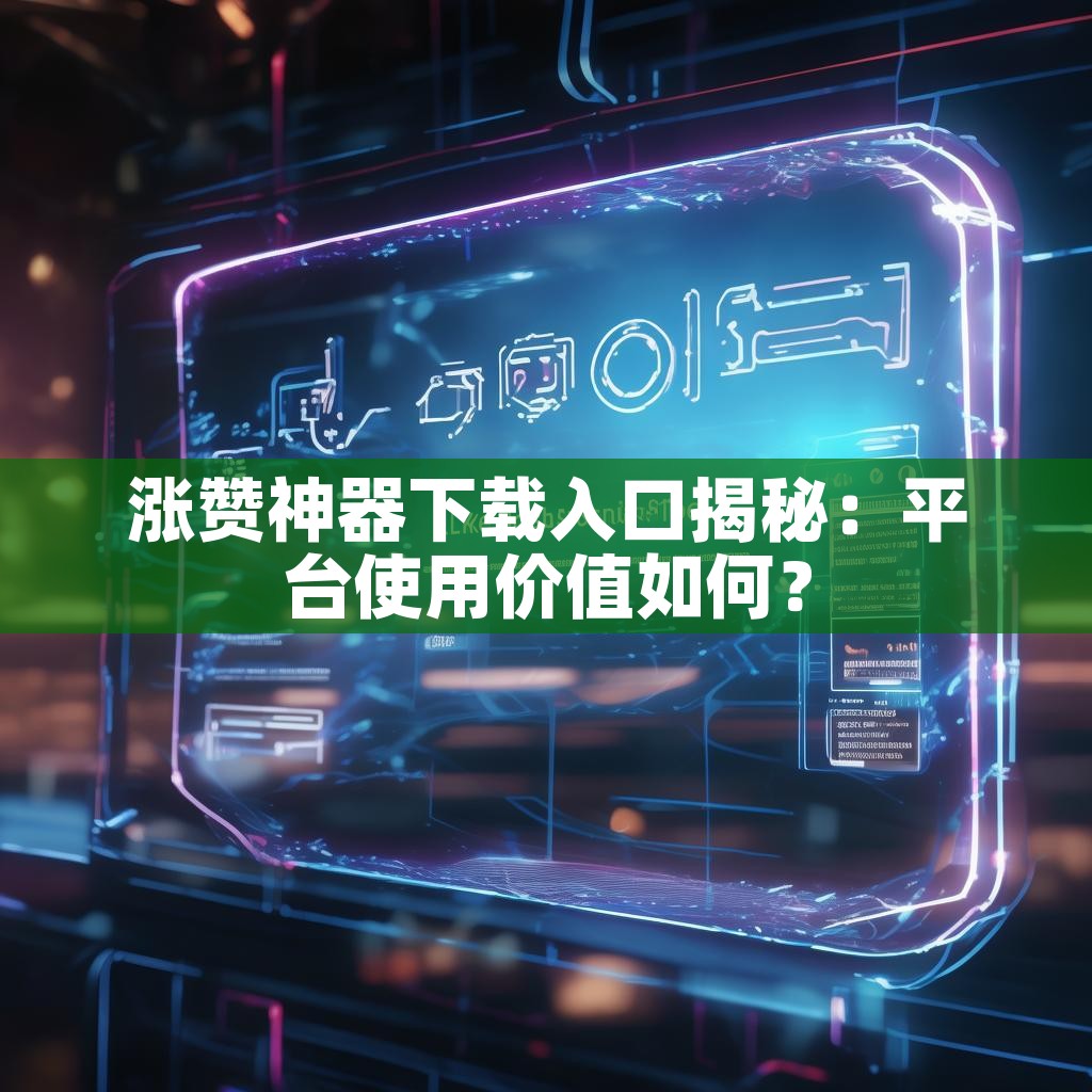 涨赞神器下载入口揭秘：平台使用价值如何？