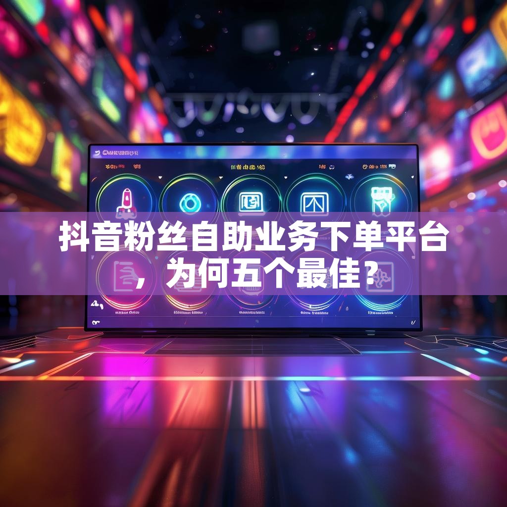 抖音粉丝自助业务下单平台，为何五个最佳？
