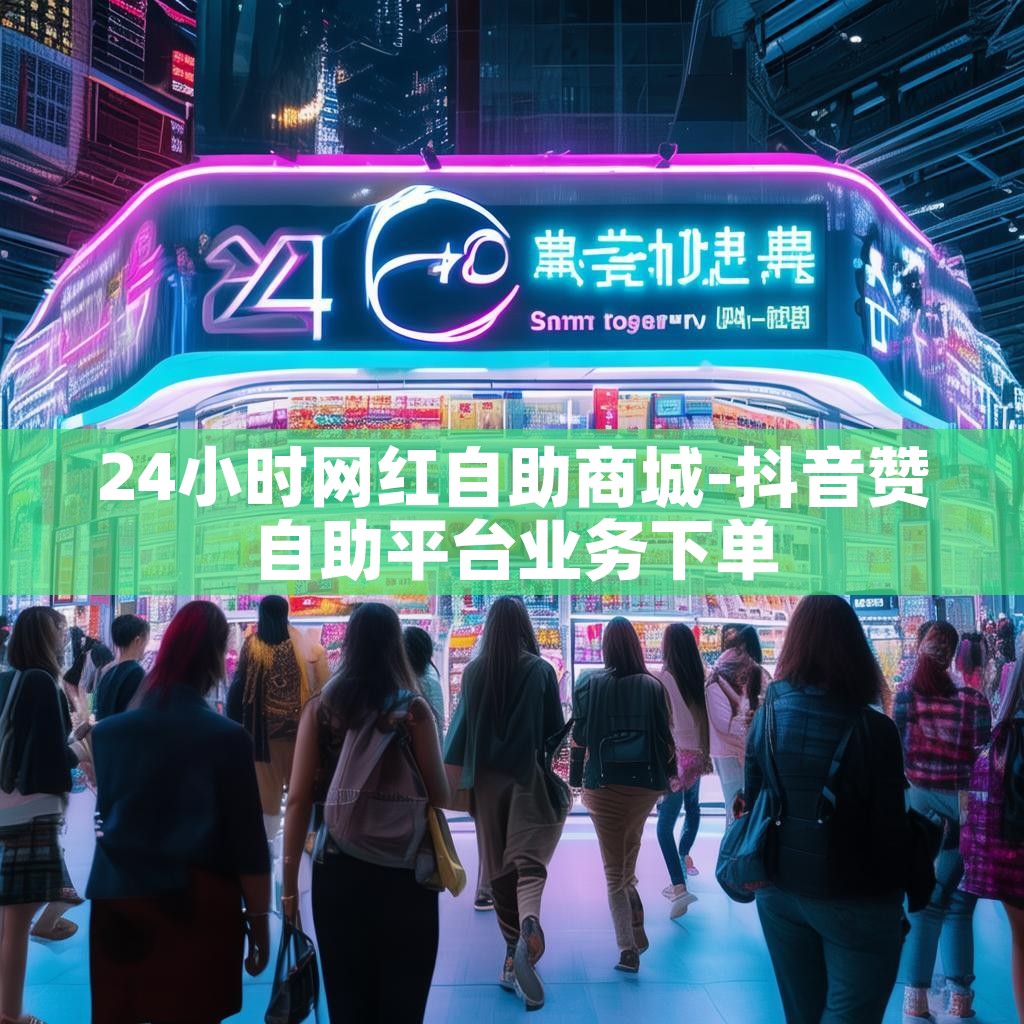 24小时网红自助商城-抖音赞自助平台业务下单