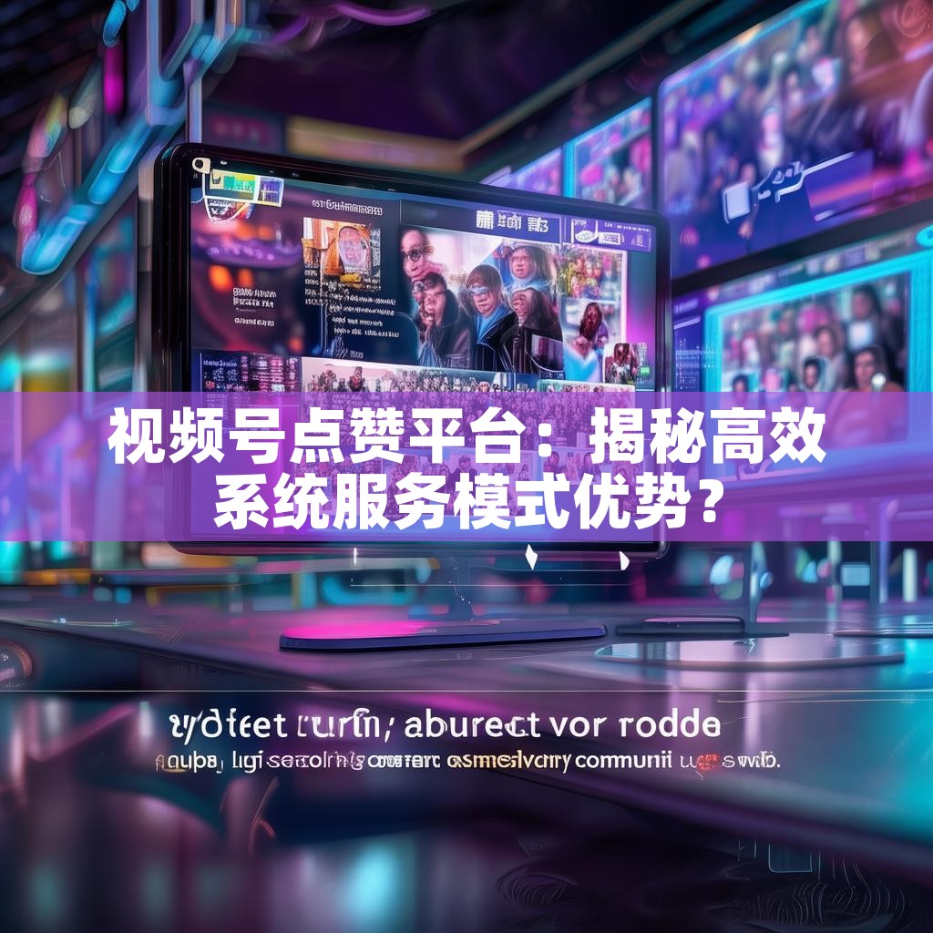 视频号点赞平台：揭秘高效系统服务模式优势？