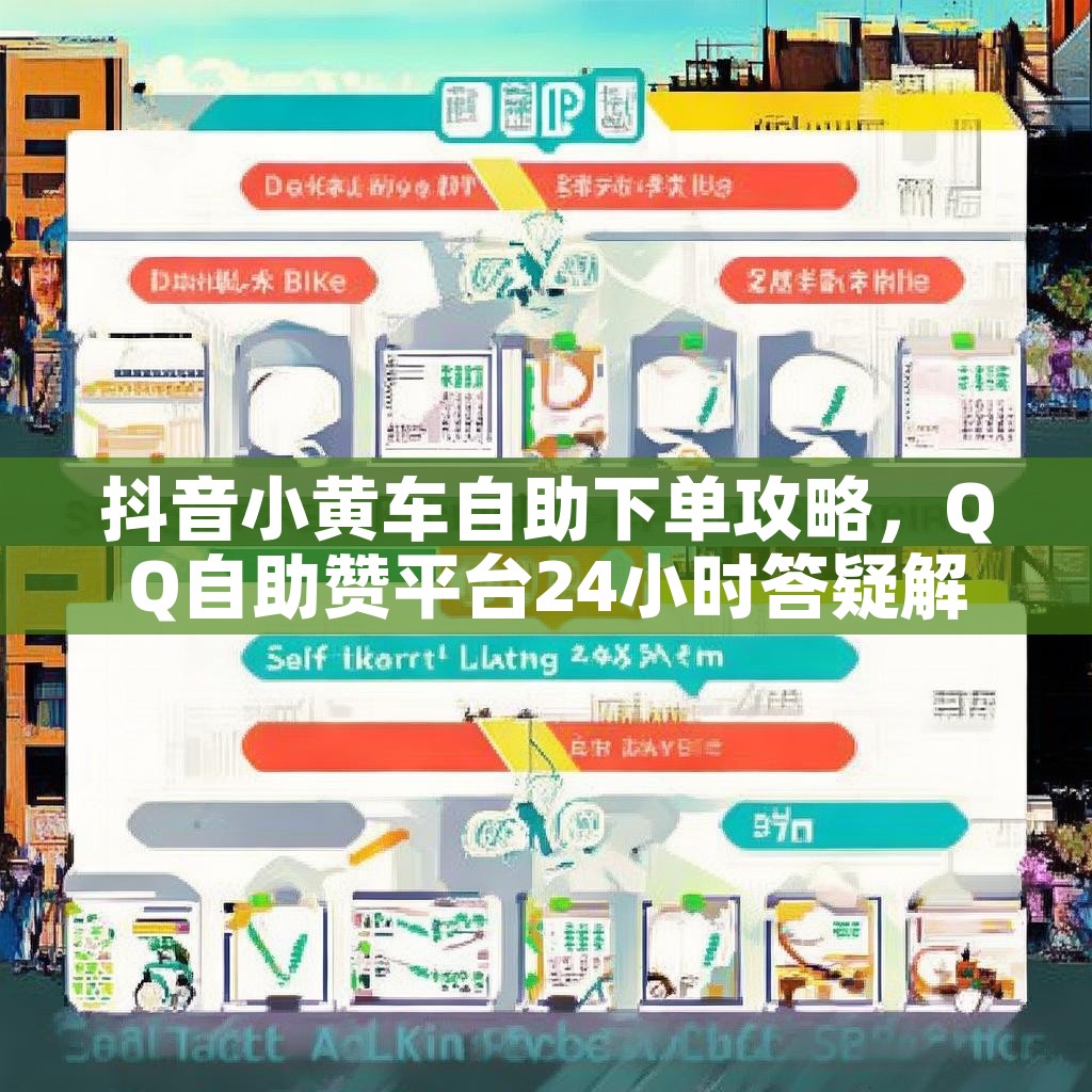 抖音小黄车自助下单攻略，QQ自助赞平台24小时答疑解惑？