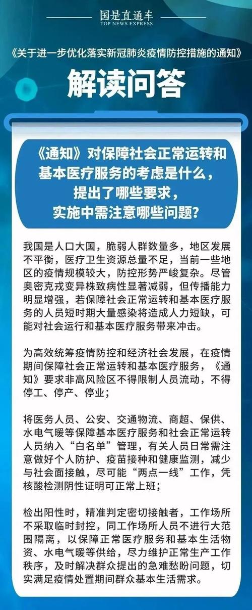 疫情防控新十条全文解读，优化措施有何变化