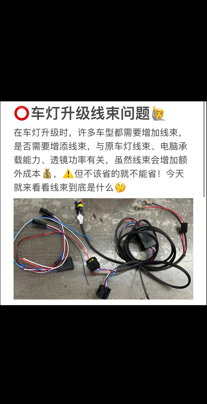 新款朗逸大灯线路图解，大众朗逸大灯线束安装说明