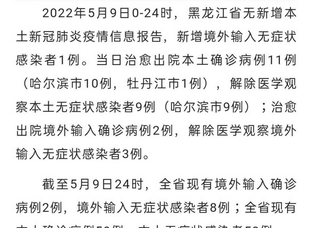 哈尔滨疫情最新通知今天 查看防控政策调整