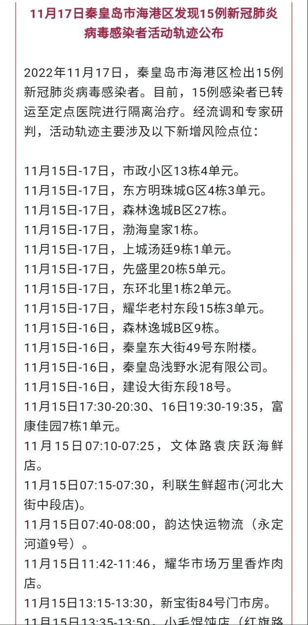 青岛疫情最新消息今天新增15例，确诊病例活动轨迹公布