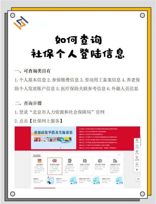 北京社保网上服务平台 个人登录查询办理流程